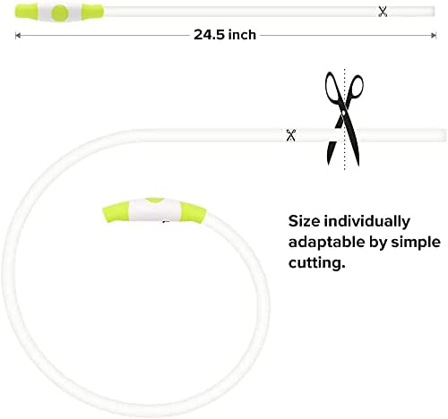 Exponential Pet Supplies - USB Rechargeable, Glowing Pet Dog Collar for Night Safety