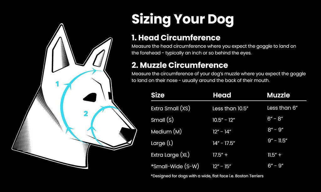 Exponential Pet Supplies - Breathable Dog Goggles