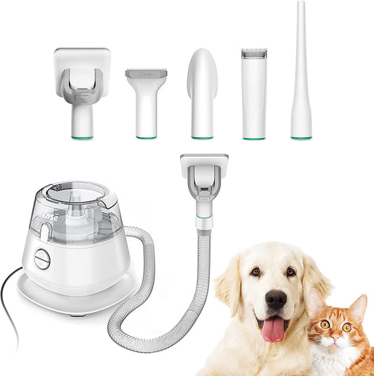 Exponential Pet Supplies - Low Noise Dog Grooming Clippers, Professional Pet Grooming Vacuum with Powerful Suction