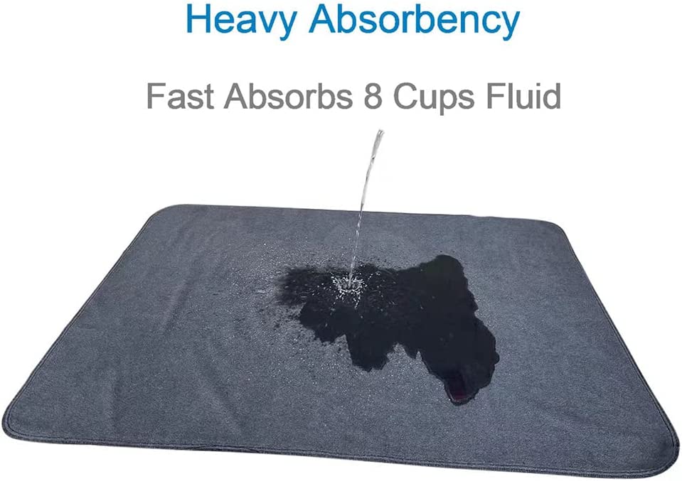 Exponential Pet Supplies - Non-Slip Dog Poop Training Pads Extra Large 72" x 72", Washable Puppy Pads with Fast Absorbent, Reusable