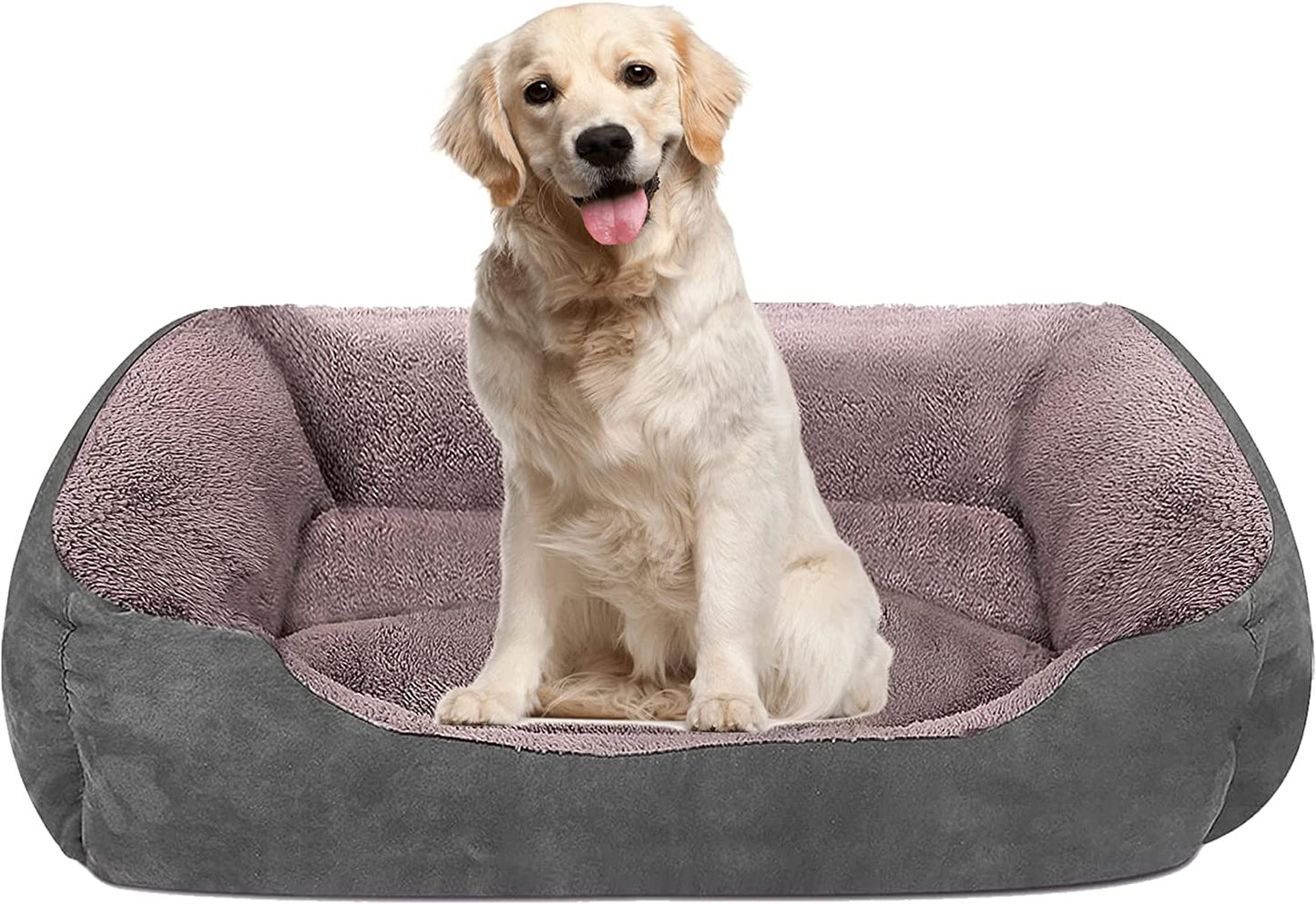 Exponential Pet Supplies - Chew Proof Dog Bed Couch Sofa, Breathable Dog Bed Couch for Small Medium Large Dogs Cat