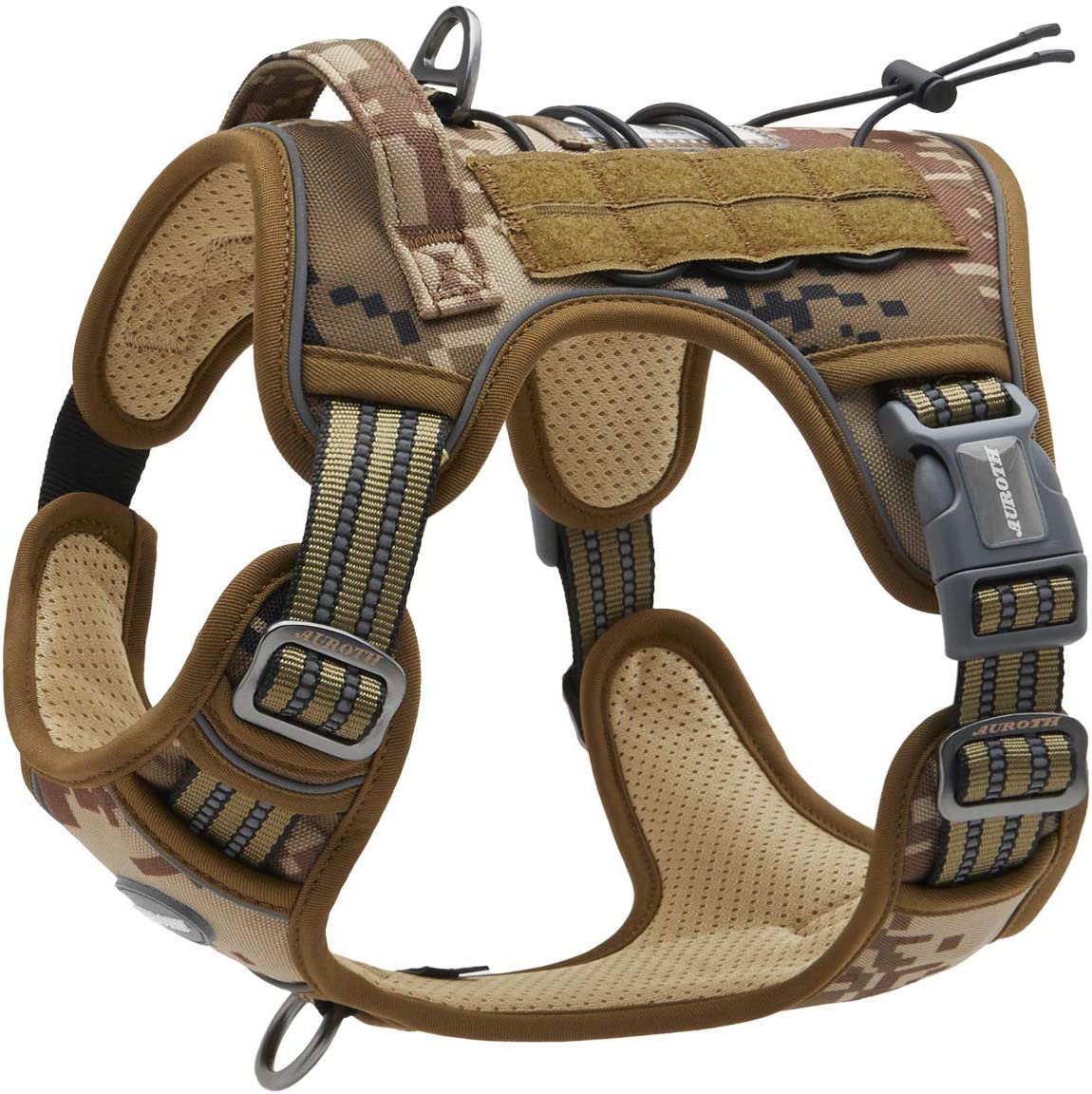 Exponential Pet Supplies - No Pull Adjustable Pet Harness Reflective K9 Working Training Easy Control Pet Vest