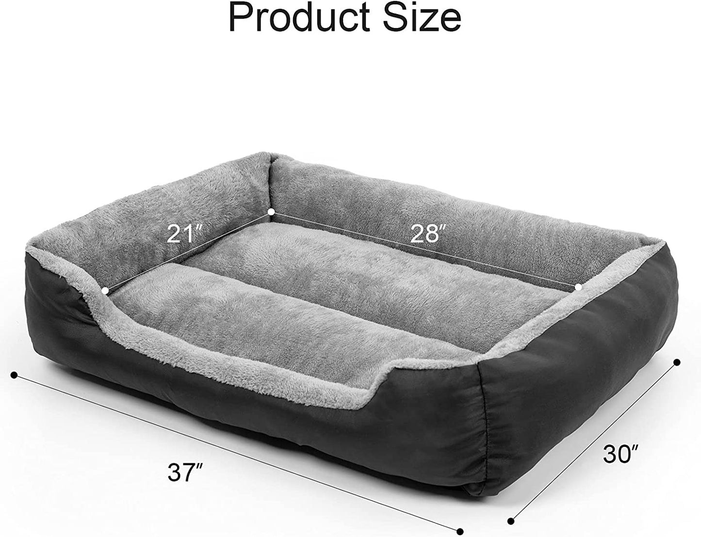 Exponential Pet Supplies - Washable Pet Bed Mattress Comfortable and Warming Rectangle Dog Bed