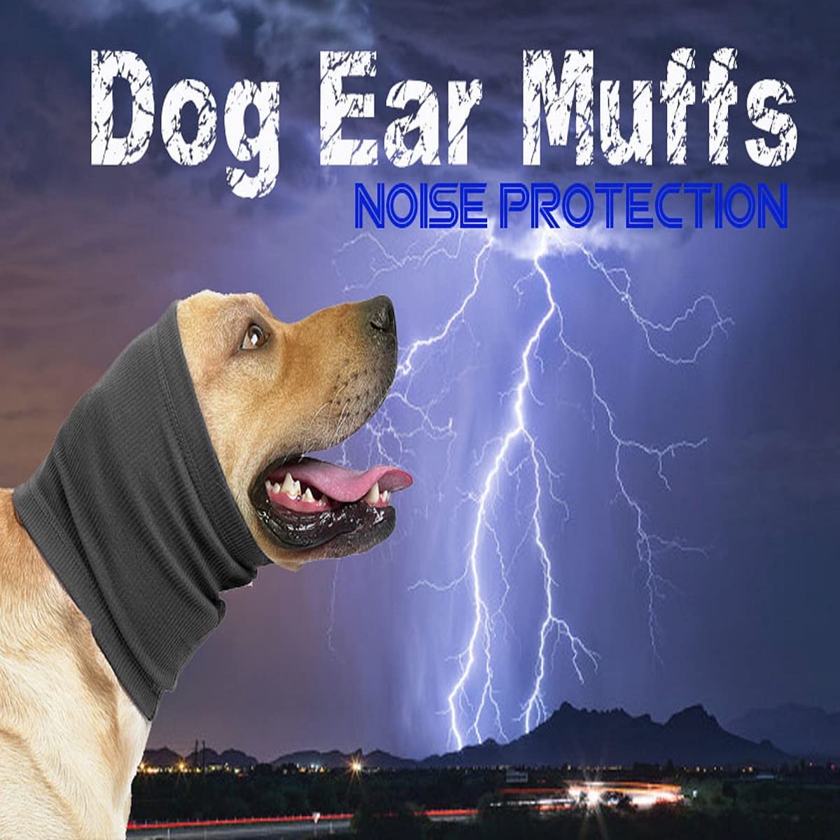 Exponential Pet Supplies - Keep Your Pet Calm with Quiet Ears for Dogs Hats Hoodies Dog's Ear Muffs Headband Noise Ear Protection