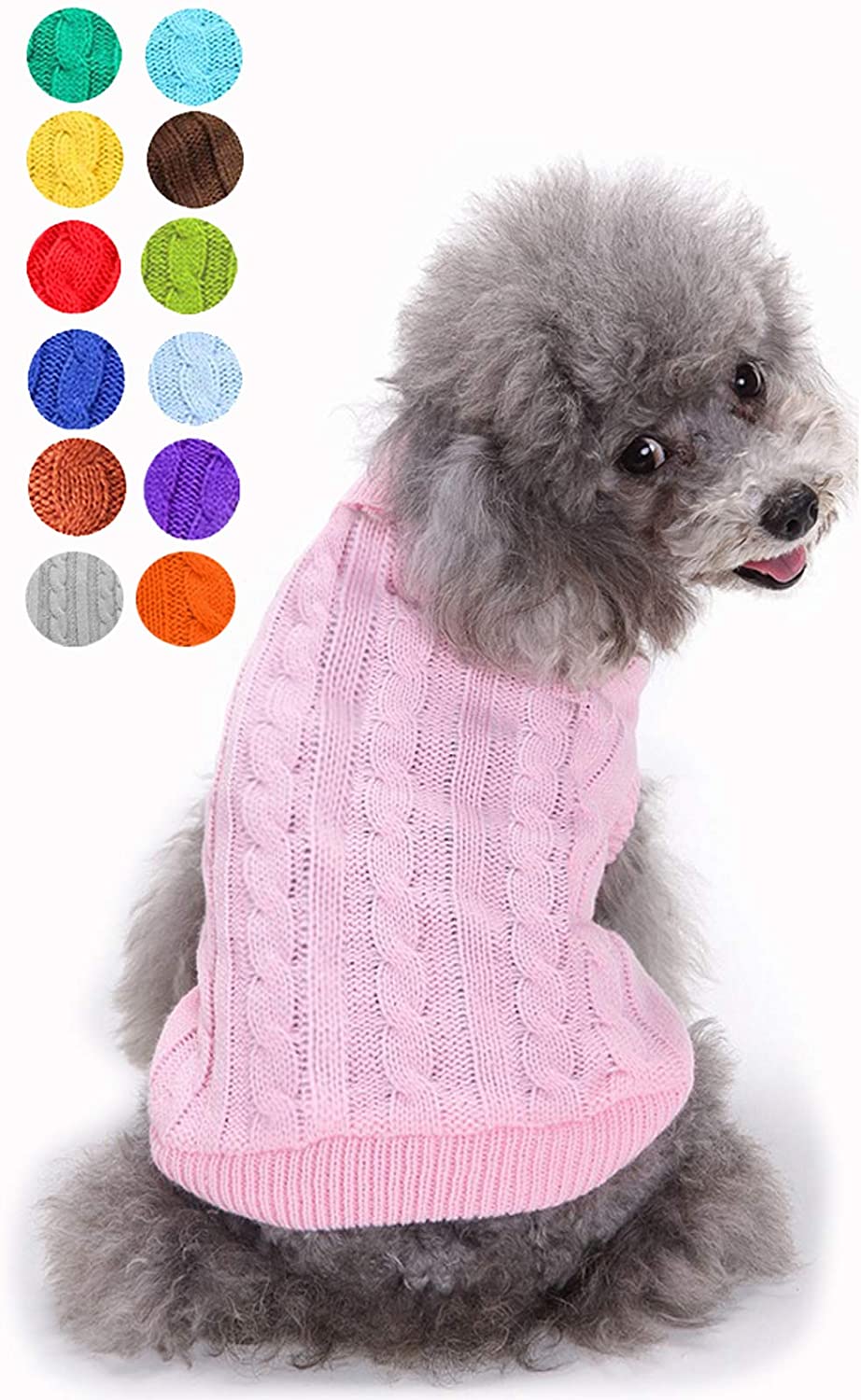 Exponential Pet Supplies - Knitted Classy Sweater for Dog & Puppy Cat
