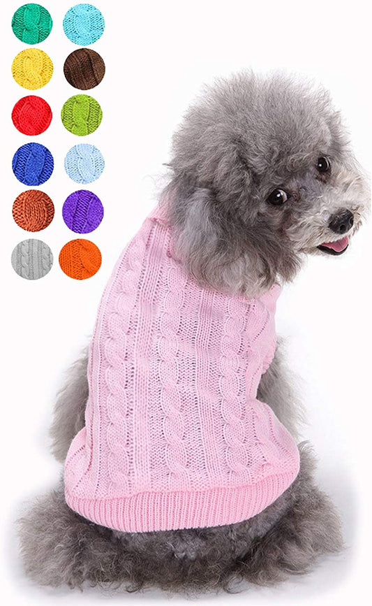 Exponential Pet Supplies - Knitted Classy Sweater for Dog & Puppy Cat
