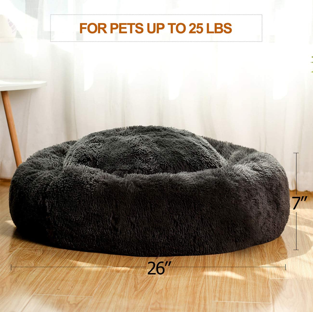 Exponential Pet Supplies - Comfortable Dog Bed for Medium Dogs with Removable Cushion