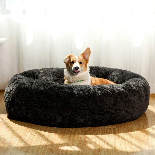 Exponential Pet Supplies - Comfortable Dog Bed for Medium Dogs with Removable Cushion