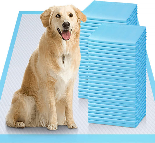 Exponential Pet Supplies - Quick Dry Thicken 6 Layers Ultra Absorbent Dog Pee Pads Leak-Proof Odor-Control Puppy Training Pads