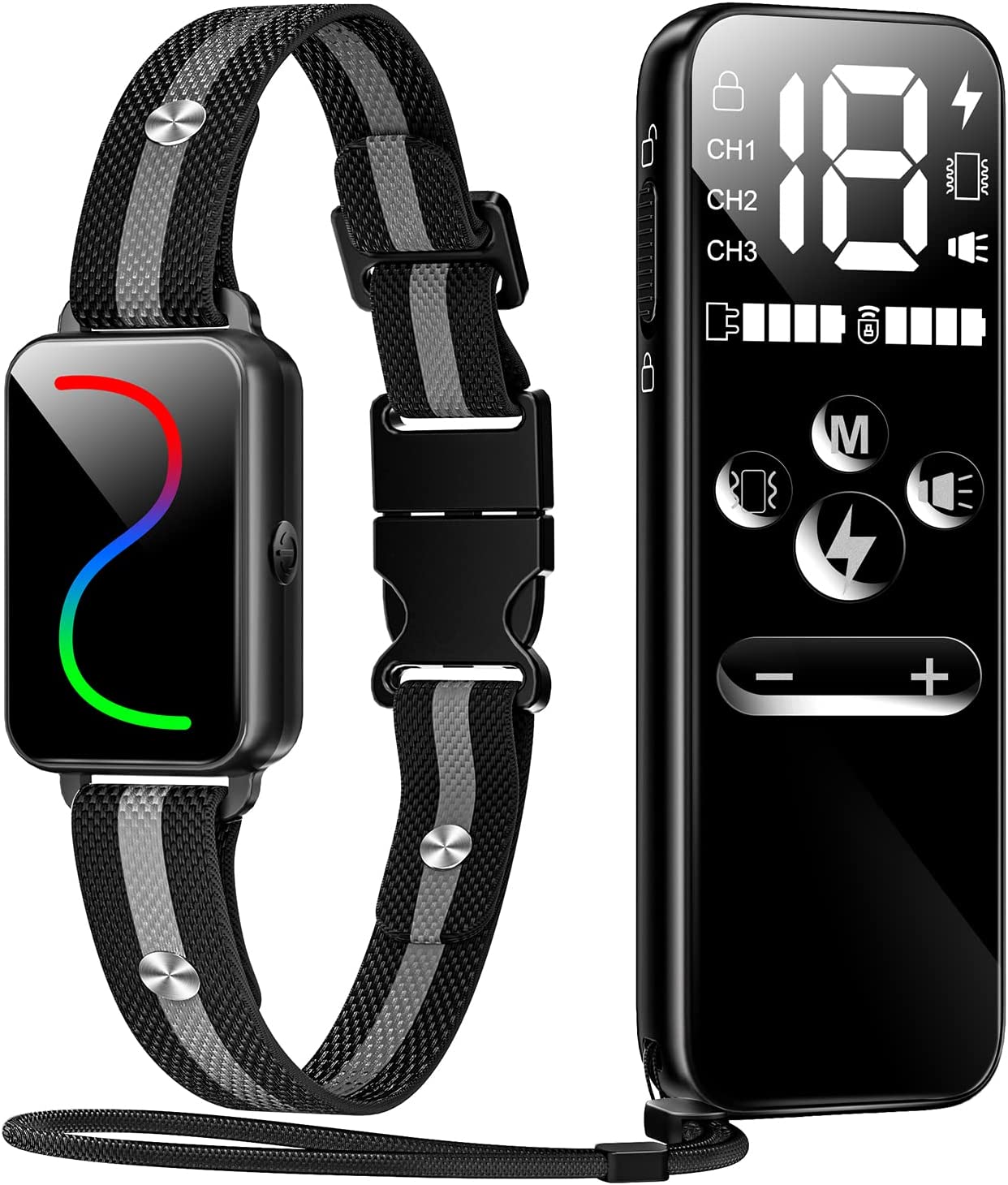 Exponential Pet Supplies - Dog Shock Collar Rechargeable Electric Shock Collar with Remote