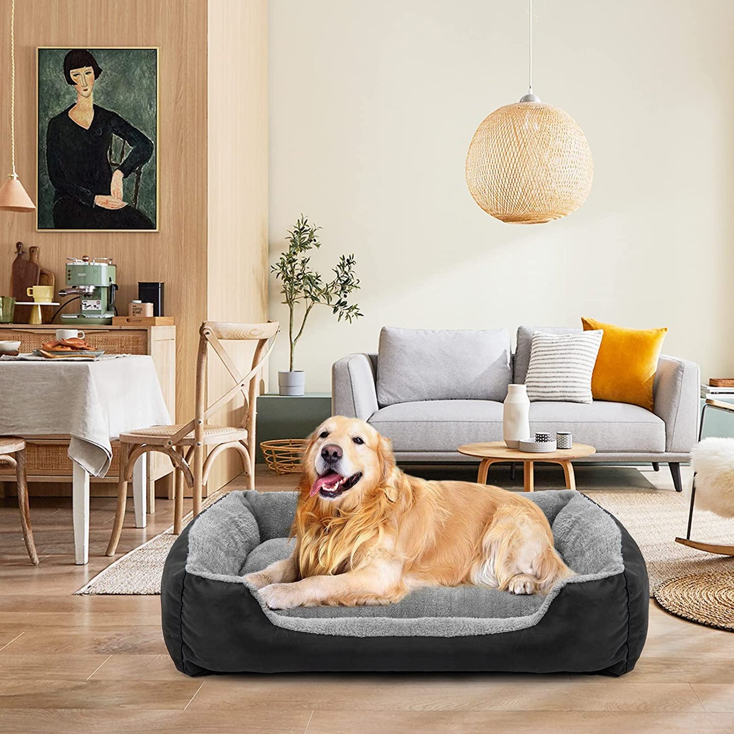 Exponential Pet Supplies - Washable Pet Bed Mattress Comfortable and Warming Rectangle Dog Bed