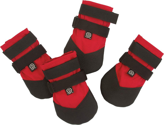 Exponential Pet Supplies - Durable Boots for Dogs Black Light Duty Heat, Water Resistant Dog Booties