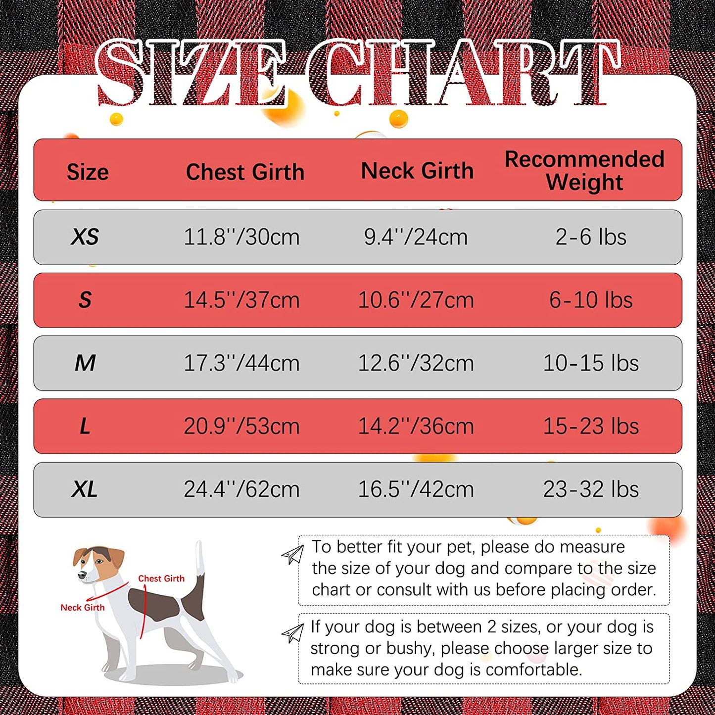 Exponential Pet Supplies - Plaid Patchwork Dog Knitwear Vest for Fall Winter, Pullover Cozy Dog Clothes Pet Cold Weather Coat Warm Apparel