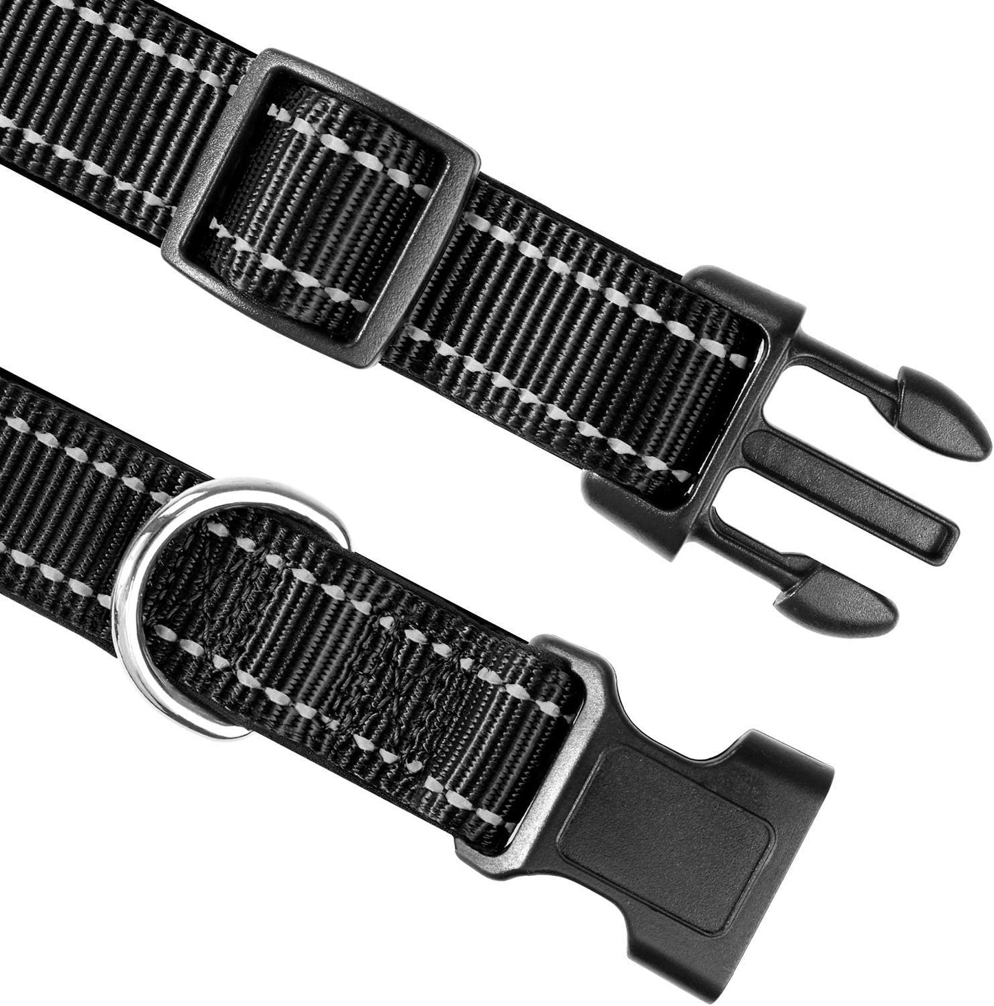 Exponential Pet Supplies - Soft Neoprene Padded Breathable Nylon Pet Collar Adjustable