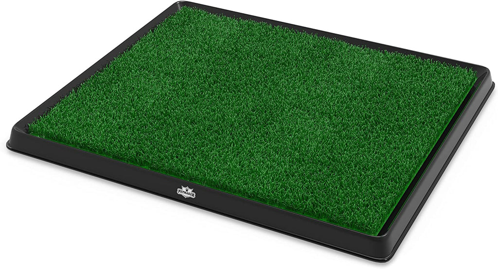Exponential Pet Supplies - Artificial Grass Puppy Pad for Dogs Portable Training Pad with Tray