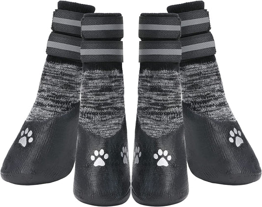 Exponential Pet Supplies - Socks for the Dog Anti-Slip Dog Socks with Adjustable Strap for Indoor Hardwood Traction Control